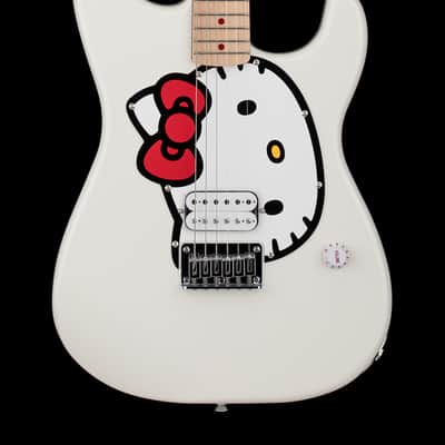Squier Fender x Hello Kitty White Stratocaster image 1