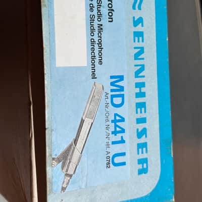 Sennheiser MD 441U Supercardioid Dynamic Microphone 1971 - Present - Black image 7