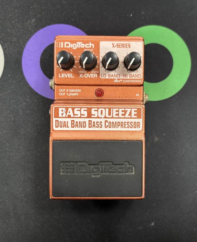 DigiTech XBS Bass Squeeze Dual Band Compressor Two-band compressor for bass image 1