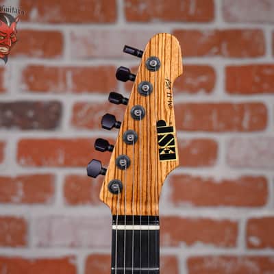 ESP USA Custom Shop M-II HT Zebra Wood Top Natural 2020 w/OHSC image 9