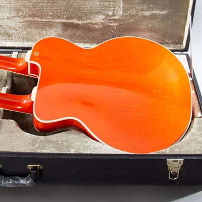 1997 Gretsch G6120-6/12 Nashville Double Neck Orange Stain MIJ OHSC Rare image 9