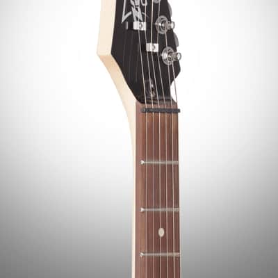 Ibanez GRX70QA Quilt Top Left-Handed Electric Guitar, Transparent Blue Burst image 7