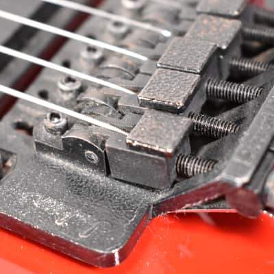 1987 Jackson USA Custom Neck-Thru Telly Style Red Vintage Electric Guitar w/OHSC image 10