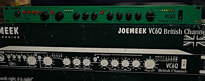 Joe Meek VC6Q British Channel Version Mic Preamp Channel Strip w/Compressor and EQ JoeMeek image 1