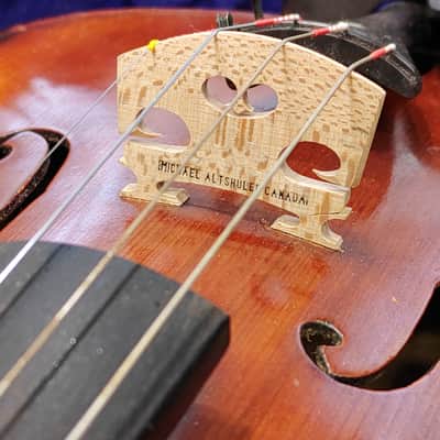 A.S. Hill (Seattle) Violin No. 82 — 1924 — Amber-Red — with German Workshop Bow & Case image 8