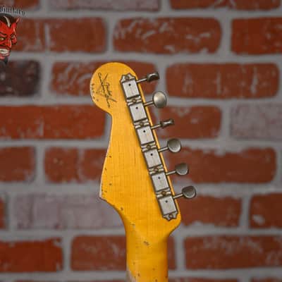 Fender Custom Shop SR25 61 Stratocaster Super Heavy Relic Dirty Shell Pink over 3-Color Sunburst 2025 w/OHSC image 12