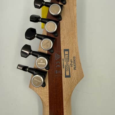Ibanez SIX6DFM-DCB Iron Label image 14