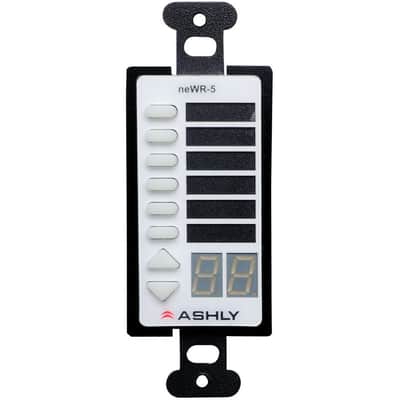 ASHLY NEWR-5 Network Programmable Multi-Function Wall Remote for NE Series Amp image 1