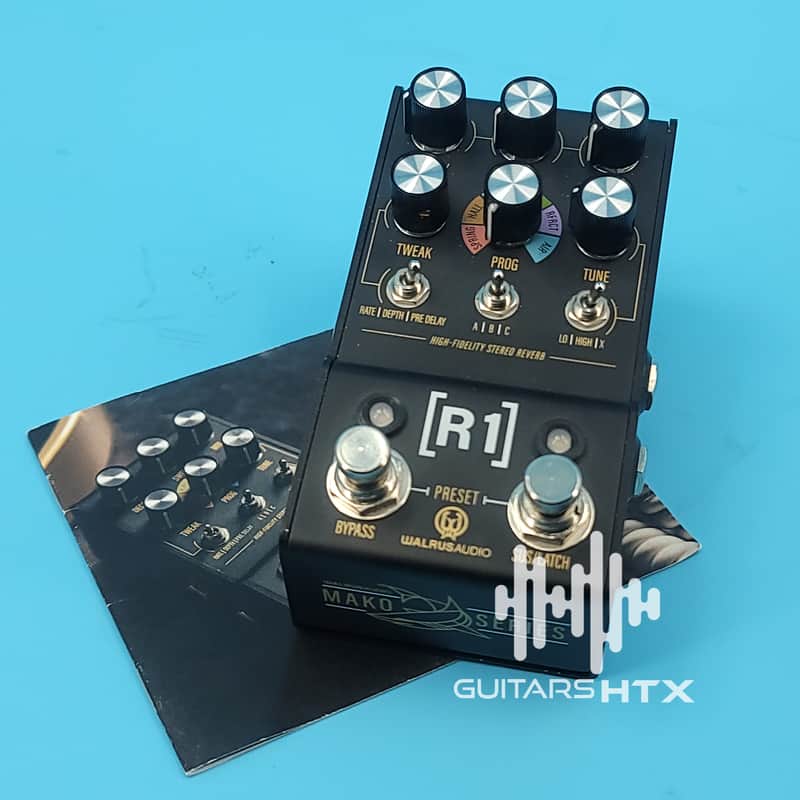 2021 Walrus Audio Mako R1 High-Fidelity Reverb Black