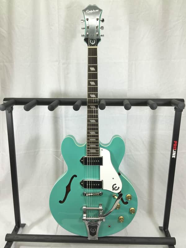 Epiphone Casino-VT TQ Gloss Turquoise image 1