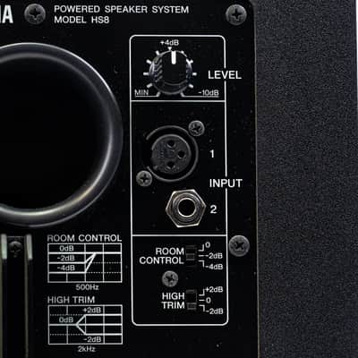Yamaha HS8 8" Powered Studio Monitor Pair – Black – 120W image 6