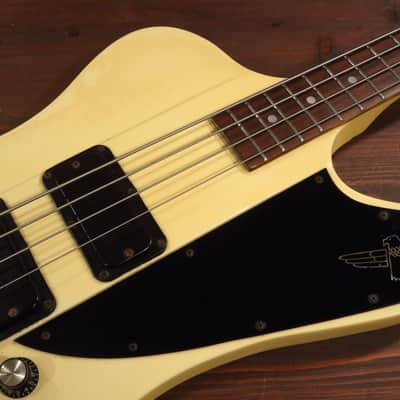 Greco Thunderbird bass TB-70 1986 Vintage White image 10