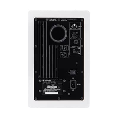 Yamaha HS7 6.5  2-Way Bass-Reflex Bi-Amplified Powered Studio Monitor, 43Hz - 30kHz, 95W Output Power, Single, White image 4