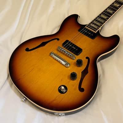 2012 Gibson Midtown Standard P90 - Fireburst - ES-335 / Les Paul Hybrid - Free Pro Setup
