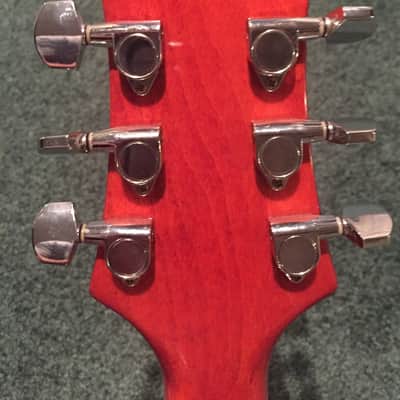1999 Cort J.Triggs Jazz Guitar - Translucent Orange image 5