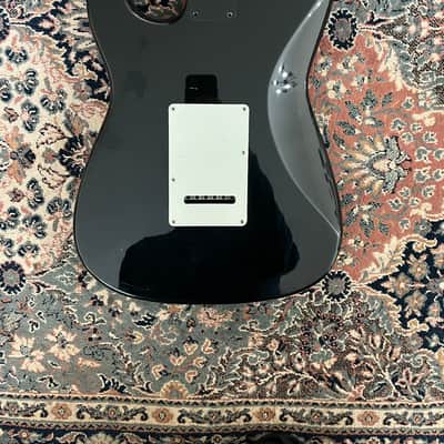 Fender Squier Stratocaster MIK 1990s black relic w/ Bootstrap pickups image 7