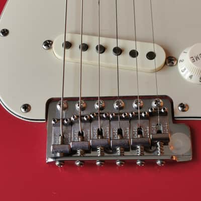 Fender Mark Knopfler Stratocaster Unplayed Early Serial# Darker Red Ultimate Collectable image 7