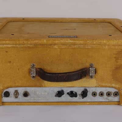 1950 Fender Pro Amp Vintage Tweed Amplifier TV Front image 5