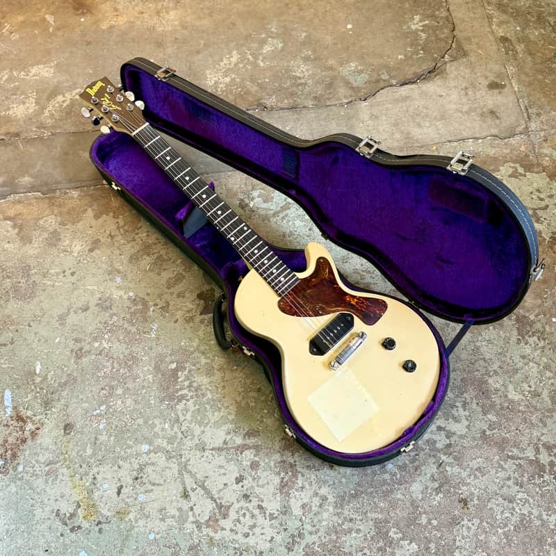 Burny LJ-55 Les Paul Junior 1970's 1980 - Arctic White original
