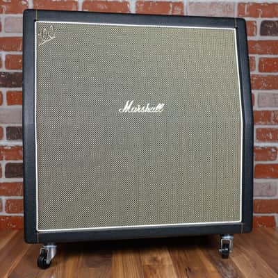 Marshall 1960AHW Handwired 120-Watt 4x12" Angled Guitar Speaker Cabinet 2025 - Black image 2