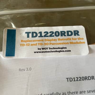 Wot Tech replacement OLED lcd for Roland td-20 td-12 drum modules image 5
