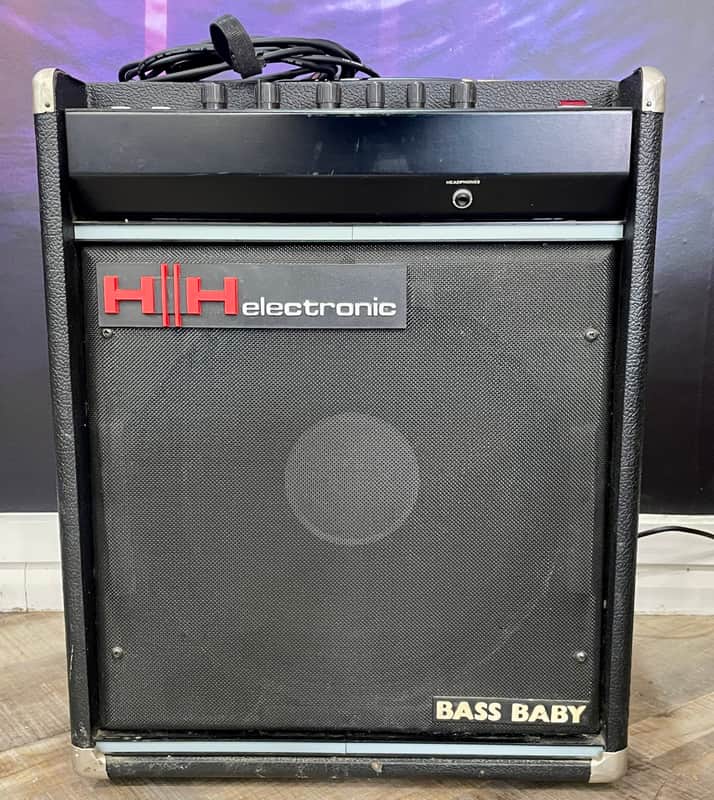HH Electronic Studio-60 Bass “Bass Baby” 60W MOS-FET Combo c.1980s – Made in England imagen 1