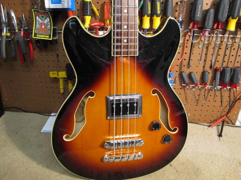 Ibanez Artcore ASB140 with Darkstar and Drop D Tuner 2001 -ish Sunburst image 1