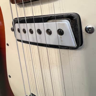 Aria Diamond 1802T 1960s - Burst Finish image 13