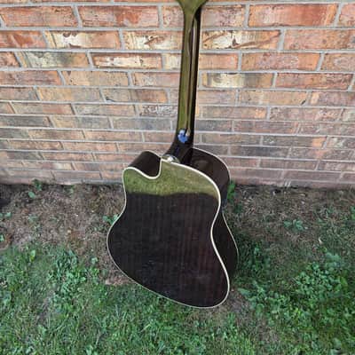New Epiphone Hummingbird Studio Electric Cutaway Acoustic-electric Guitar Antique Natural Deluxe Hardshell Case Included image 4