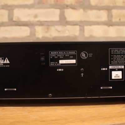 Sony  TC-RX606ES dolby S auto calibrat w/remote- refurbished image 4