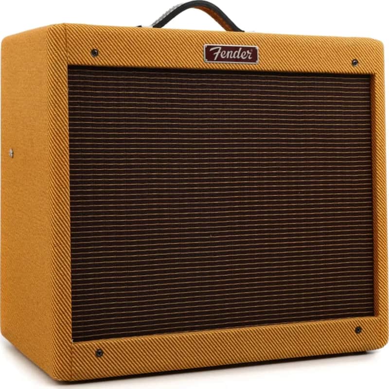 Fender Blues Junior Electric Guitar Tube Combo Amplifier, 15W, Lacquered Tweed image 1