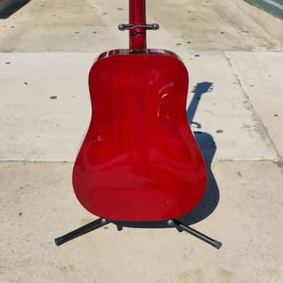 Guild D-25 - 1974 - Cherry Red image 13