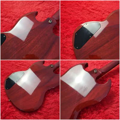 Burny RSG-75 '69 SG Standard Model - Revival Series - 1980's - Cherry Red - Made in Japan MIJ image 12