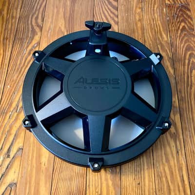 Alesis 10" Mesh Snare Drum Pad (Used) White/Red Dual Zone Nitro Max Pad image 4