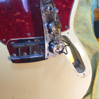 Fender Musicmaster II 1965 - Olympic White (With age related yellowing) image 12