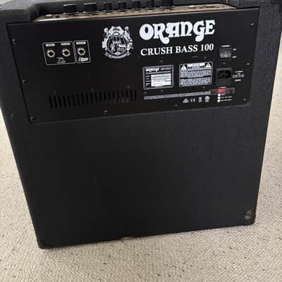 Orange Crush Bass 100 100-Watt 1x15" Bass Combo 2016 - Present - Black image 3