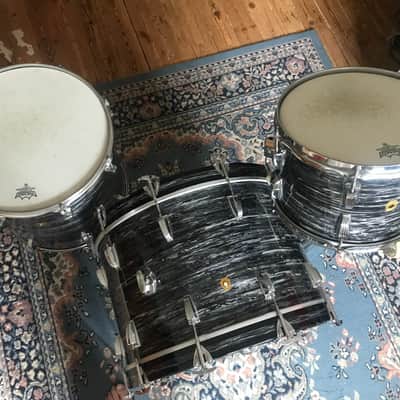 Immagine Ludwig 1966 Super Classic Outfit 9x13 / 16x16 / 14x22" Drum kit - Oyster Black Pearl - 3