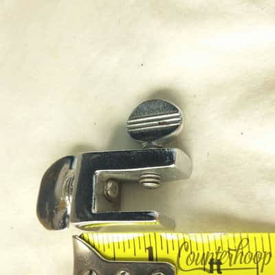 *Duplex Chrome Bass Drum Hoop Clamp Cowbell? Mount Vintage 30s Early American* image 2