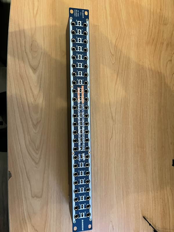 Samson S-Patch Plus 48-Point Balanced Patchbay – Used – Very Good image 1