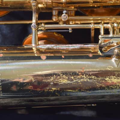 Selmer Series II Baritone Sax-just serviced 1987 Original lacquer image 7