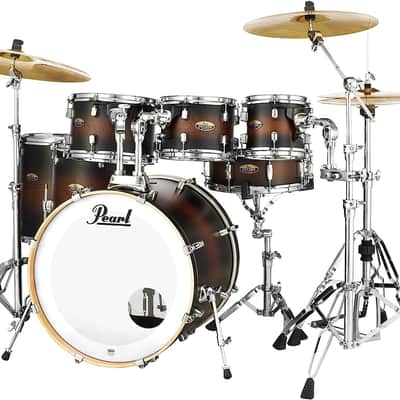Pearl Decade Maple 5-Piece Shell Pack - Gloss Deep Redburst (DMP905P/C261) image 3