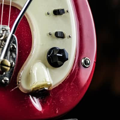 1963 Hagström Kent PB-24-G red image 6