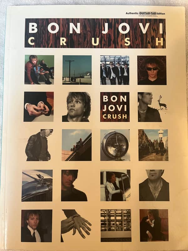 Bon Jovi - Crush - Guitar Tab / Tablature Book Richie Sambora image 1
