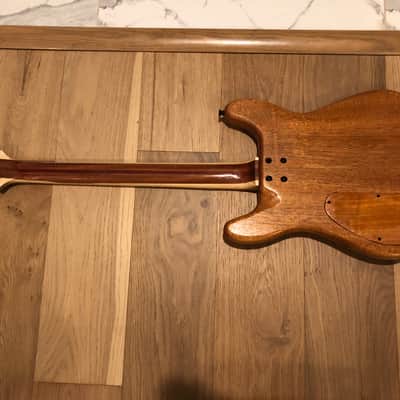 Custom built double cutaway flat top electric guitar with Tonerider humbucker pickups image 4
