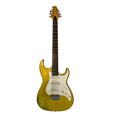 Samick MB-1/MG Greg Bennett Malibu Series S-Style Electric Guitar - Gold (Used) image 2