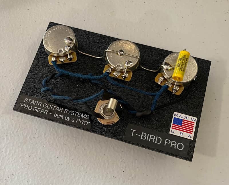 Gibson Thunderbird Bass "PRO" Wiring Harness! CTS, Switchcraft, Gavitt Wire, & Mallory Cap!! image 1