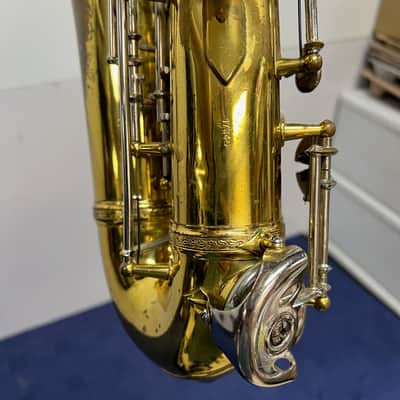 Vintage Martin Busine Alto Sax Saxophone with Original Case Made in the USA for Parts or Repair 1919 image 15