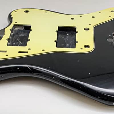 4lbs 7oz BloomDoom Nitro Lacquer Aged Relic Black Jazz-Style Vintage Custom Guitar Body image 6
