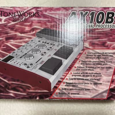 KORG ToneWorks AX10B Bass Modeling Signal Processor 2000s Silver image 8