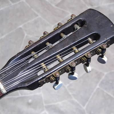 fine old VOGTLANDSPERLE solid arched back 8string MANDOLIN mando Germany 1920s image 4